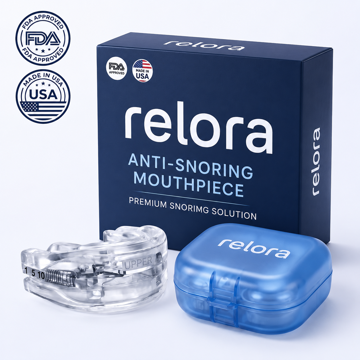Relora Precision Adjustable Sleep & Snore Guard