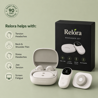 Relora NeuraCalm™  Wireless Headache & Tension Relief System